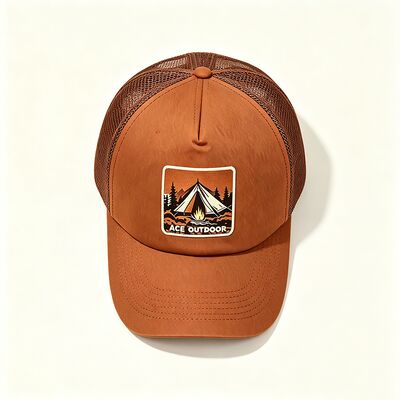Pamuk Sweatband kamyon şapkası 6 veya özel gözlüklü dayanıklı ağ panelleri ayarlanabilir snapback kapanış açık hava etkinlikleri için mükemmel