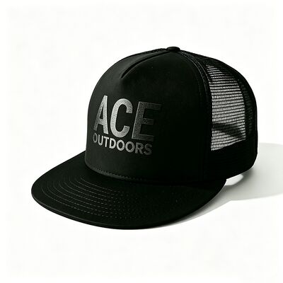 Ekran Baskı Logo 5 Panel Kamyoncu Şapka Unisex Konforlu Uyumlu Tüm Sezon Düzenlenebilir Hafif Başlık