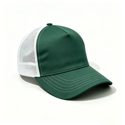OEM 5 Panel Trucker Cap Durabilir 5 Panel Tasarım Mesh Geri Trucker Şapkası Rastgele giyim ve kurumsal etkinlikler için ideal