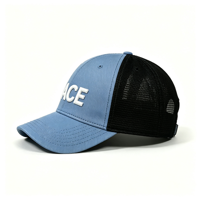Polyester 6 Panelli Trucker Şapka Trend Trucker Tarzı File Arkalı Snapback Şapka Çok Yönlü Açık Hava ve Günlük Kullanım İçin Tasarlanmıştır