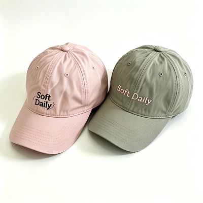 6 Panel Sports Dad Hat with 100% Cotton Twill and Adjustable Strap for Comfortable Fit
