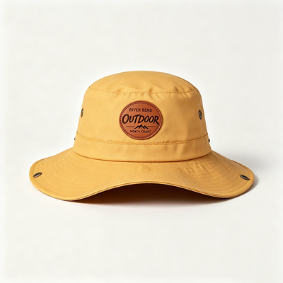 20 Years Cap Experience Lightweight Breathable Fisherman Bucket Hat with 100% Cotton Lining for Outdoor Fishing