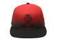 Kırmızı Ton Nakış Serin Vintage Snapback Şapka, Snapback Gömme Şapka Dayanıklı