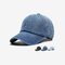 Yıkanmış Pamuklu Dimi Beyzbol Şapkası, Dayanıklı Düz ​​Sıkıntılı Beyzbol Şapkası
