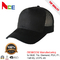 58cm Boyut Polyester Trucker Şapka / Tüm Siyah Trucker Şapka İşlemeli Desen