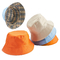 Kişiselleştirilmiş Turuncu Gençlik Kova Şapkası, Düz Renkli Bacalı Kentsel Kova Şapkaları