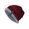 Slouch Yün Polar Kürk Örgü Bere Şapka Katlanabilir Unisex Açık Stil