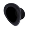Klasik Sert Üst Şapka,% 100 Saf Yün Steampunk Üst Şapka Düz Boyalı Desen
