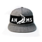 Özel Logo Düz Ağız Snapback Şapka Kapatma% 85 Akrilik% 15 Yün ile
