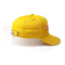 Unisex% 100 Polyester 5 Panel Beyzbol Şapkası / Sarı Spor Beyzbol Şapka