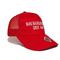 Düz Nakış Logolu Yaz İçin Moda Unisex Kırmızı Örgü Beyzbol Şapkası