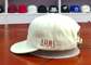 Beyaz Metal Pazar Tokası Kadife Spor Baba Şapkaları / 6 Panel Şapka