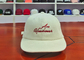 Beyaz Metal Pazar Tokası Kadife Spor Baba Şapkaları / 6 Panel Şapka