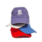 Düz Desen 6 Panel Taş Yıkanmış Beyzbol Şapkası / Geri Dönüşümlü Beyzbol Şapkaları