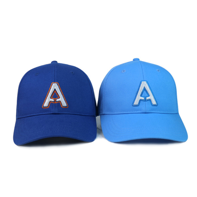 Nakış Tarzı 6 Panel Beyzbol Şapkası / Unisex Dış Güneş Pamuk Golf Şapkası