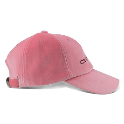 Polyester Şeftali Derisi 6 Panel Beyzbol Şapkası Kendini Kemerle
