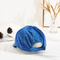 Kış Mavi Havlu Kadife Sıcak Deri Yama Güneş Şapkası