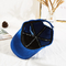 Kış Mavi Havlu Kadife Sıcak Deri Yama Güneş Şapkası