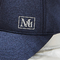 Özelleştirilmiş Mavi Yapılandırılmış Baskılı Beyzbol Şapkaları Hızlı Kuruyan Yansıtıcı Logo