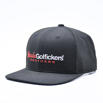 Özel nakış Logo Düz Kenar Spor Hip Hop Snapback Şapka Erkekler için Beyzbol Şapkası
