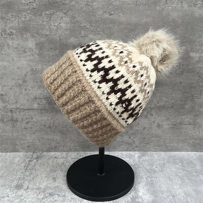 Pom Pom Kafatası Başlık Beanie Kış Sıcak Stretch Fit Erkek Kadınlar Unisex Spor Açık Hava Etkinlikleri Özel Logo Beanies